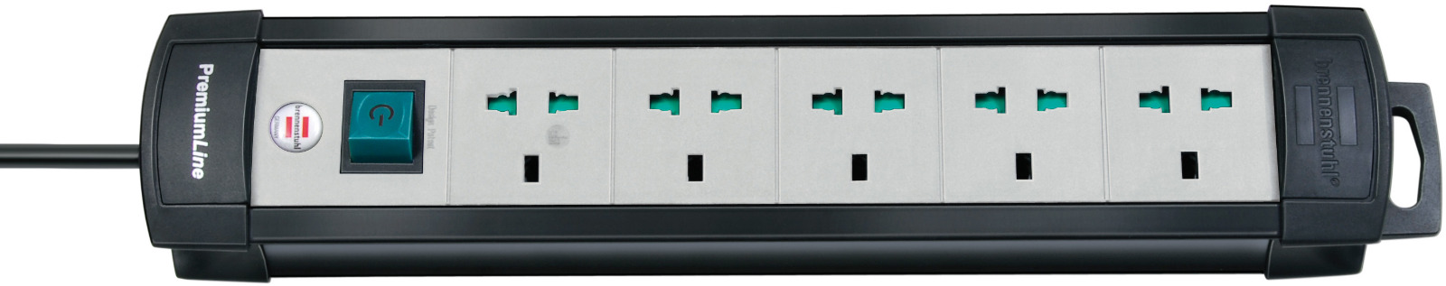 Premium-Multi-Line Extension Socket 3-way, 5 m cable