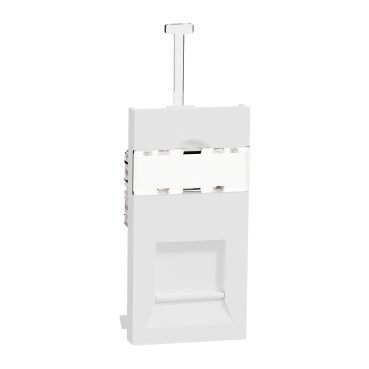 RJ45 jack, Euromodule Ultimate, Cat. 6, UTP, white