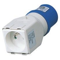 SYSTEM ADAPTOR - FROM INDUSTRIAL TO DOMESTIC IP44 - SOCKET