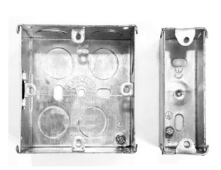 Flush Steel Boxes - Type 1 Gang