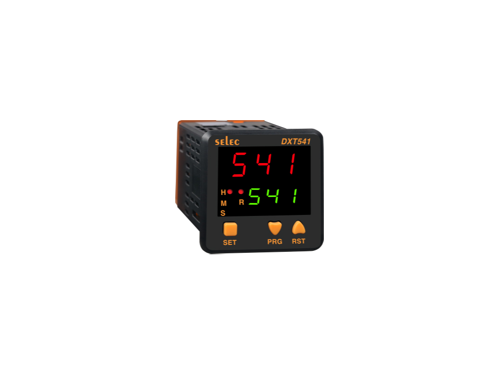 DUAL DISPLAY, 9 TIME RANGES, Multi Function Timer, Short Depth, 48X48 mm
