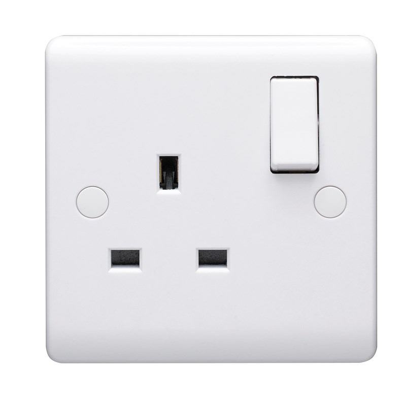 13A 1 Gang Double Pole Switched Socket