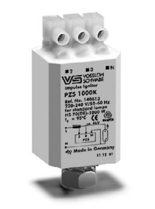 Pulse Ignitors for HS Lamps 50 to 1000 W